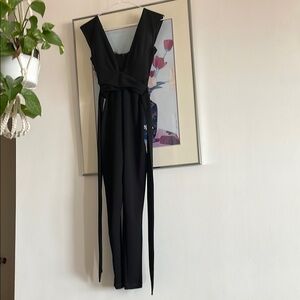 Nookie Black Sleeveless Jumpsuit